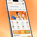 Food Delivery. Een project van App-ontwerp, Mobiel ontwerp, UX / UI y Digitaal productontwerp van Sovannaroth Ry - 01.09.2025
