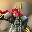 Valkiria. Digital Drawing, Digital Illustration, and Traditional illustration project by Yuri Bernabini - 09.01.2025