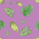 Creación de pattern para estampados botánicos. Projekt z dziedziny Trad, c, jna ilustracja, R, sunek botaniczn, Pattern design i Malowanie akwarelą użytkownika Lucile Gutiérrez Bouteau - 04.09.2025