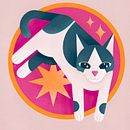 Dog and Cat Illustration Ein Projekt aus dem Bereich Kreativität, Digitale Zeichnung, Traditionelle Illustration, Digitale Illustration, Zeichnung, Vektorillustration und Kinderillustration von Eliška Žáková - 05.09.2025