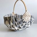 My basket. Arts, Crafts, Interior Design, Decoration, Fiber Arts, and Textile Design project by Cristina Zani - 09.05.2025