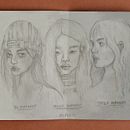 Proyecto final Sketchbook de retrato. Artistic Drawing, Drawing, Portrait Drawing, Sketchbook, and Sketching project by bogdan_radulescu - 09.07.2025