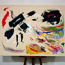 Pinturas abstractas. Acr, lic Painting, Fine Arts, and Painting project by Diego Maenza - 09.08.2025