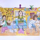 My messy world . % Letizia Castiglioni tarafından hazırlanan Eskiz çizimi, Çizim, Kalem Çizimi, Geleneksel illüstras, on, Mürekkep İllüstras, onu, Sulubo, a Resim, Ve Eskiz defteri projesi - 09.09.2025