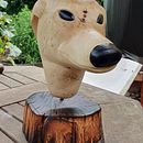 Grayhound bust. Projekt z dziedziny Craft użytkownika david smith - 10.09.2025