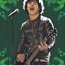 BILLIE JOE (GREEN DAY). Un progetto di Illustrazione digitale, Disegno di ritratti e Illustrazione vettoriale di David Roi Corral Naveira - 10.09.2025