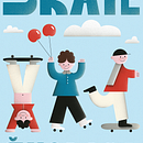 For skate club in Croatia. Un progetto di Character design, Illustrazione digitale, Disegno e Illustrazione tradizionale di nikabuterin_00 - 10.09.2025