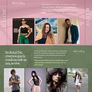 RUTA CHIC. Br, ing, Identit, Graphic Design, Social Media Design, and Web Design project by Evelyn Véliz - 09.13.2025