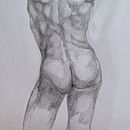 Progetto disegno figura umana in movimento da un modello. Ein Projekt aus dem Bereich Bildende Künste, Skizzenentwurf, Zeichnung, Bleistiftzeichnung und Realistische Zeichnung von Angelica Perseu - 15.09.2025