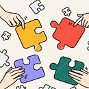 ¡ENTRE PIEZAS! . Ilustrasi Anak-Anak, Narasi, Penulisan Kreatif, Dan Sastra Anak proyek oleh Marianela Ballestero - 09.15.2025