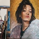 Autoportret . Fine Arts, Painting, and Oil Painting project by Anna Wolkaniec - 09.15.2025