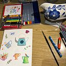 Desbloqueando la creatividad . Fine Arts, Design, Traditional illustration, Painting, Creativit, Creating with Kids, and Sketchbook project by silvanaparody - 09.15.2025