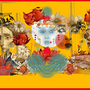 VÉRTEO, uma polifonia. O eixo invisível que sustenta o caos imagético.. Projekt z dziedziny Ilustracja c, frowa, R, sunek c, frow, Projektowanie c, frowe, Portret i Film użytkownika Ana Virginia Álvares - 17.09.2025