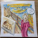 Wo ist meine Perücke? Ein Projekt aus dem Bereich Zeichnung, H, werk, Traditionelle Illustration, DIY, Malerei, Aquarellmalerei, Stor, telling, Kreativität, Kunstleitung und Collage von Kate - 19.09.2025