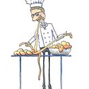 The Art of the Braided Bread. Un progetto di Disegno artistico, Character design, Illustrazione infantile, Disegno, Illustrazione tradizionale, Narrativa, Pittura, Bozzetti, Stor, telling e Pittura ad acquerello di jutta_loeffler - 23.09.2025