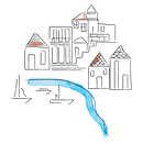 Modern wedding invitation. Un progetto di Graphic design, Illustrazione digitale, Disegno, Design, Pittura ad acquerello, Creatività, Disegno a matita, Pittura digitale e Eventi di Ann Karabetsou - 25.09.2025