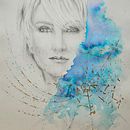 Patricia Kaas'a saygı duruşu portresi . % Natalia Vinogradova tarafından hazırlanan Çizim, Güzel sanatlar, Dekoras, on, Kalem Çizimi, Mürekkep İllüstras, Ve onu projesi - 09.26.2025