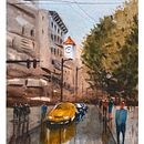 Urban Landscapes in Watercolor. Un proyecto de Pintura a la acuarela, Bellas Artes e Ilustración arquitectónica de wyael_design - 27.09.2025