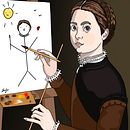 Sofonisba come puoi. Un progetto di Illustrazione digitale di Paloma Ruiz Villena - 28.09.2025