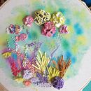 Arrecifes de coral Ein Projekt aus dem Bereich Crochet, Erweiterungsentwicklung, H, werk, Weben und Textildesign von Arlette Cassot - 28.09.2025
