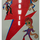 Bowie, Cameleonul Rock-ului. . Ilustrație tradițională, Desen și Arte plastice de Rosangela R. - 09.30.2025