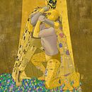 Reinterpretarea sărutului . Ilustrație digitală de Jorge Franco Murillo - 09.30.2025