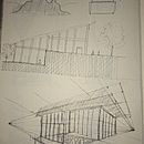 Casa enla montaña  . Ilustrație arhitecturală, Arhitectură, Desen, Caiet de schițe, Schițe și Design spațial de Daniel gutierrez - 09.30.2025