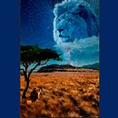 Mufasa y Simba. Un proyecto de Collage, Composición fotográfica, Fotografía, Fotografía artística, Fotomontaje y Retoque fotográfico de ValentinaValentina Collini - 01.10.2025