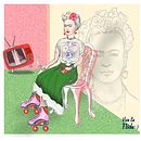 Lang lebe Frida Ein Projekt aus dem Bereich Digitale Illustration, Zeichnung und Digitale Zeichnung von Hana Pingitzer - 01.10.2025