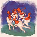 Taniec. Projekt z dziedziny Ilustracja c, frowa, Projektowanie postaci, R i sunek anatomiczn użytkownika Aneliya Barenska - 01.10.2025