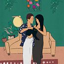 Lovely couple. Un progetto di Disegno digitale, Illustrazione digitale, Disegno e Illustrazione tradizionale di danielareos - 01.10.2025