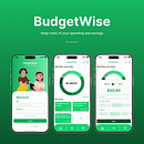 BudgetWise - Keep track of your spendings and savings. Un projet de UX / UI, Webdesign, Conception mobile , et Conception numérique de Sofia Guida - 04.10.2025