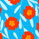 Proyecto final del curso patrones botánicos  Ein Projekt aus dem Bereich Botanische Illustration, Traditionelle Illustration, Musterdesign und Sketchbook von Marcela Altamirano - 06.10.2025