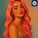 [SORA Post #48] Lily - How generative AI works • Daily Portrait Illustrations • Projects on Domestika + Bonus 200+ Free Procreate Brushes • #portraits #brushset #domestika #portraitpaintings #procreatebrushes #freebrushes • by Rod Lovell (2025). Traditional illustration, Digital Illustration, Drawing, Artificial Intelligence, AI Animation, AI programming, AI Design, AI Content Creation, 3D, Motion Design with AI, Text, Stor, telling with AI, Photo, Video Editing with AI, Digital Drawing, Pencil Drawing, Portrait Drawing, Artistic Drawing, Realistic Drawing, Figure Drawing, Colored Pencil Drawing, Painting, Oil Painting, Acr, lic Painting, Digital Painting, Watercolor Painting, Comic, and Manga project by Rod Lovell - 10.10.2025
