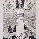 The Black Rock Witch . Un projet de Dessin artistique, Dessin et Illustration à l'encre de Monique FALCONER - 12.10.2025