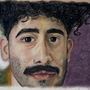 Retrato pastel tiza . Artes plásticas, Desenho, Desenho de retrato, Desenho realista e Ilustração tradicional projeto de Pamela Lazo - 13.10.2025