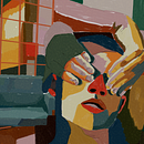 Ilustración con Photoshop. Un projet de Illustration numérique, Peinture numérique, Illustration traditionnelle, Dessin , et Dessin de portrait de Agustina Capuccio - 14.10.2025
