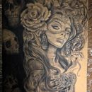 Indiras love blackwork . Design tatuaj de Kenny Ruiz - 10.15.2025