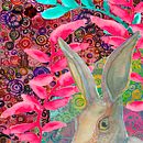 El Conejo Feliz . Ilustrasi tradisional, Lukisan Cat Air, Seni Rupa & Ilustrasi Naturalistik proyek oleh Guido Maria Vitale - 10.15.2025