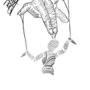 La manipulación . Projekt z dziedziny Projektowanie tatuaż, Trad, c, jna ilustracja, Ilustracja c i frowa użytkownika Juan Ramirez - 15.10.2025