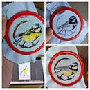 Small embroidery of a blue tit. Un progetto di Artigianato di sa_mar - 16.10.2025