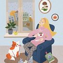 Autumn illustration Ein Projekt aus dem Bereich Digitale Zeichnung, Digitale Illustration, Zeichnung, Artistische Zeichnung, H und werk von yulechka77 - 16.10.2025