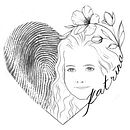 Custom Tattoo with Fingerprint and Portrait. Projekt z dziedziny Projektowanie c, frowe, R, sunek c, frow, Ilustracja c, frowa, Projektowanie graficzne i Projektowanie tatuaż użytkownika Elza Bārbala - 19.10.2025