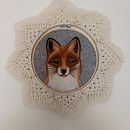 La mia volpe . Arte și meșteșuguri, Arte din fibre, Ilustrație naturalistă, Fetru cu ac și Design textil de Giorgia Cegna - 10.20.2025