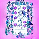 Shana Tova Search Party - Search & Find. Un progetto di Illustrazione tradizionale, Illustrazione digitale, Sketchbook, Disegno, Artigianato, Graphic design, Design, Creatività, Disegno digitale, Bozzetti, Design digitale, Pittura digitale, Fumetto, Disegno artistico, Design di poster  e Progettazione di videogiochi di Avital Jirad - 20.10.2025