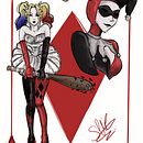 Harley Quinn . Een project van Digitale illustratie y  Ontwerp van Sheila Jaime Moya - 21.10.2025