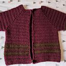 purple scrap cardigan . Croșetat, Design vestimentar, DIY, Arte din fibre și Design textil de Milaus - 10.25.2025