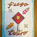 Fuego por dentro. Een project van  H, lettering y  Belettering van andrealabarcesblanco - 26.10.2025