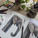 Ilustracion en acuarela Vida Salvaje PF. Un projet de Beaux Arts, Illustration naturaliste, Peinture , et Aquarelle de silvana1912 - 26.10.2025