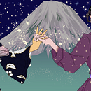 Ichiro and Mai at Mt. Fuji. Projekt z dziedziny Komiks,  R, sunek, R, sunek ołówkiem, Manga, Projektowanie postaci, Trad, c, jna ilustracja, Ilustracja c i frowa użytkownika sarochamarkwell - 27.10.2025